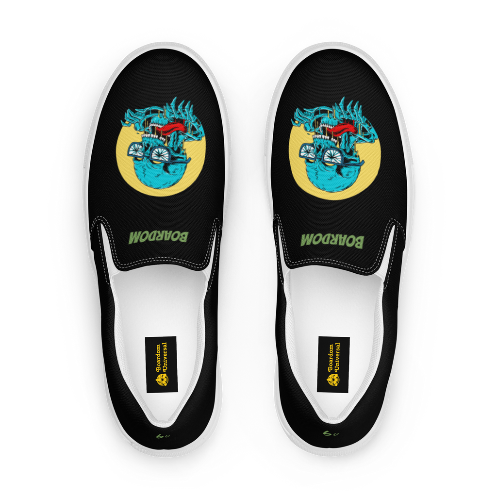 Boardom Sick With It slip-on canvas shoes