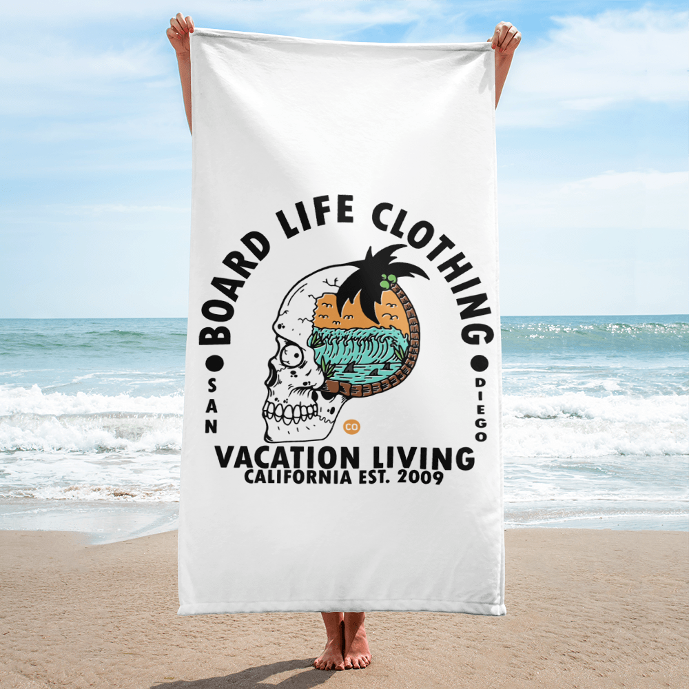 Board Life Vacation Living Towel