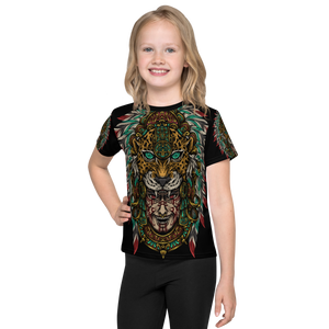 Camiseta de cuello redondo para niños Boardom Jaguar King