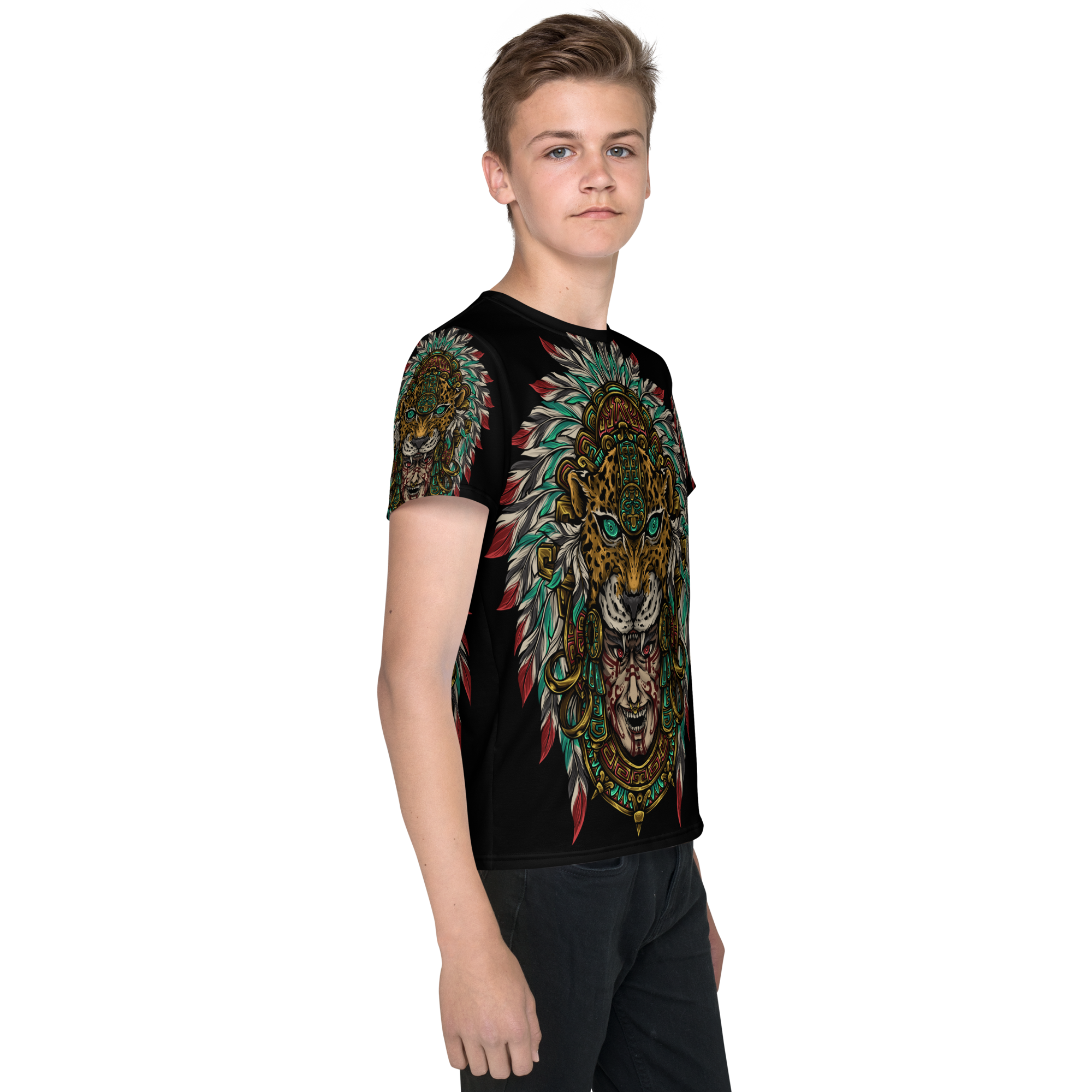 Camiseta con cuello redondo Boardom Jaguar King Youth