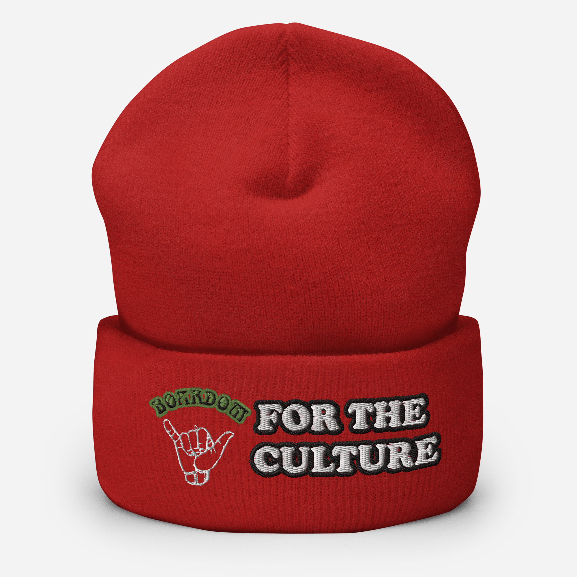 Boardom is for The Culture Cuffed Beanie