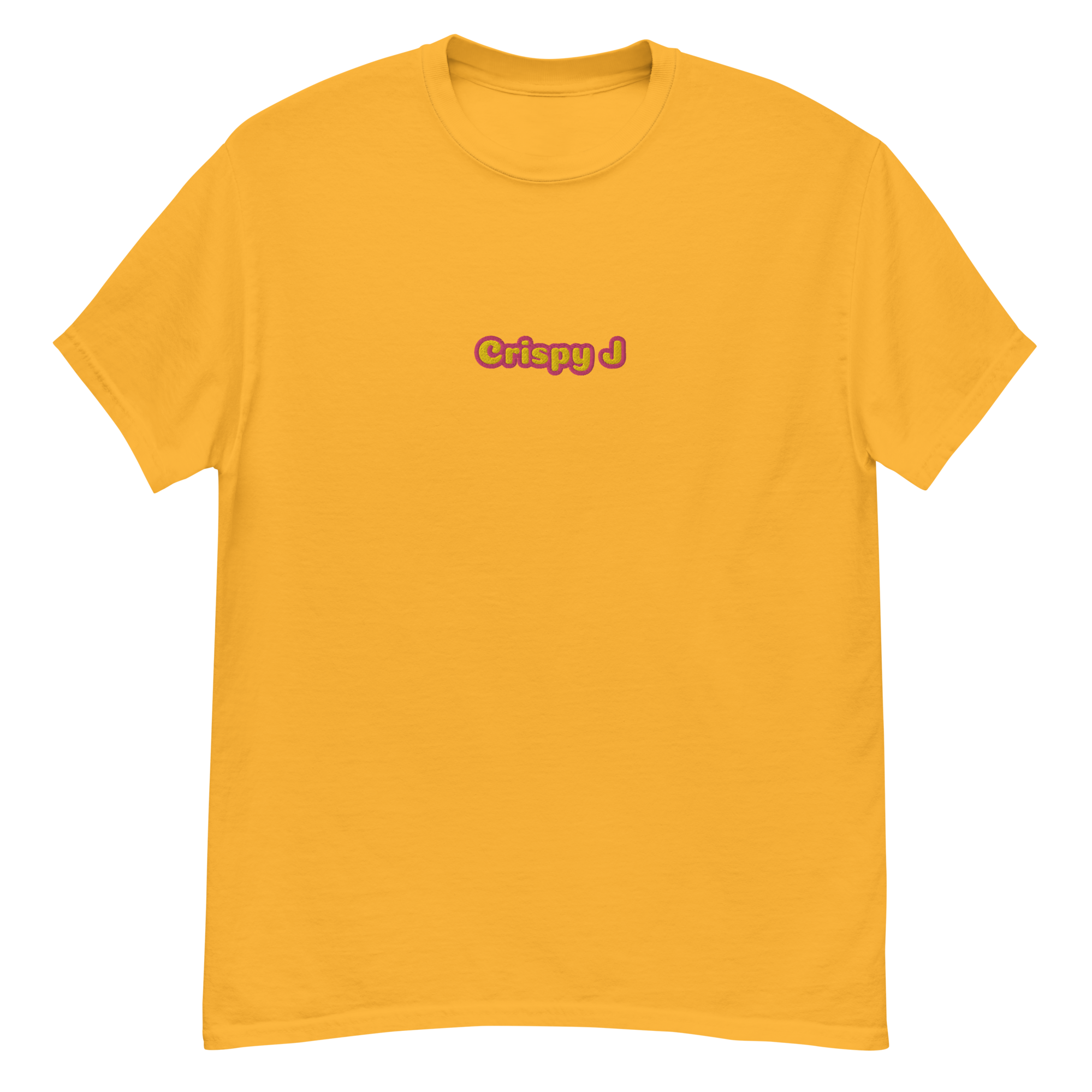 Camiseta con bordado Crispy J