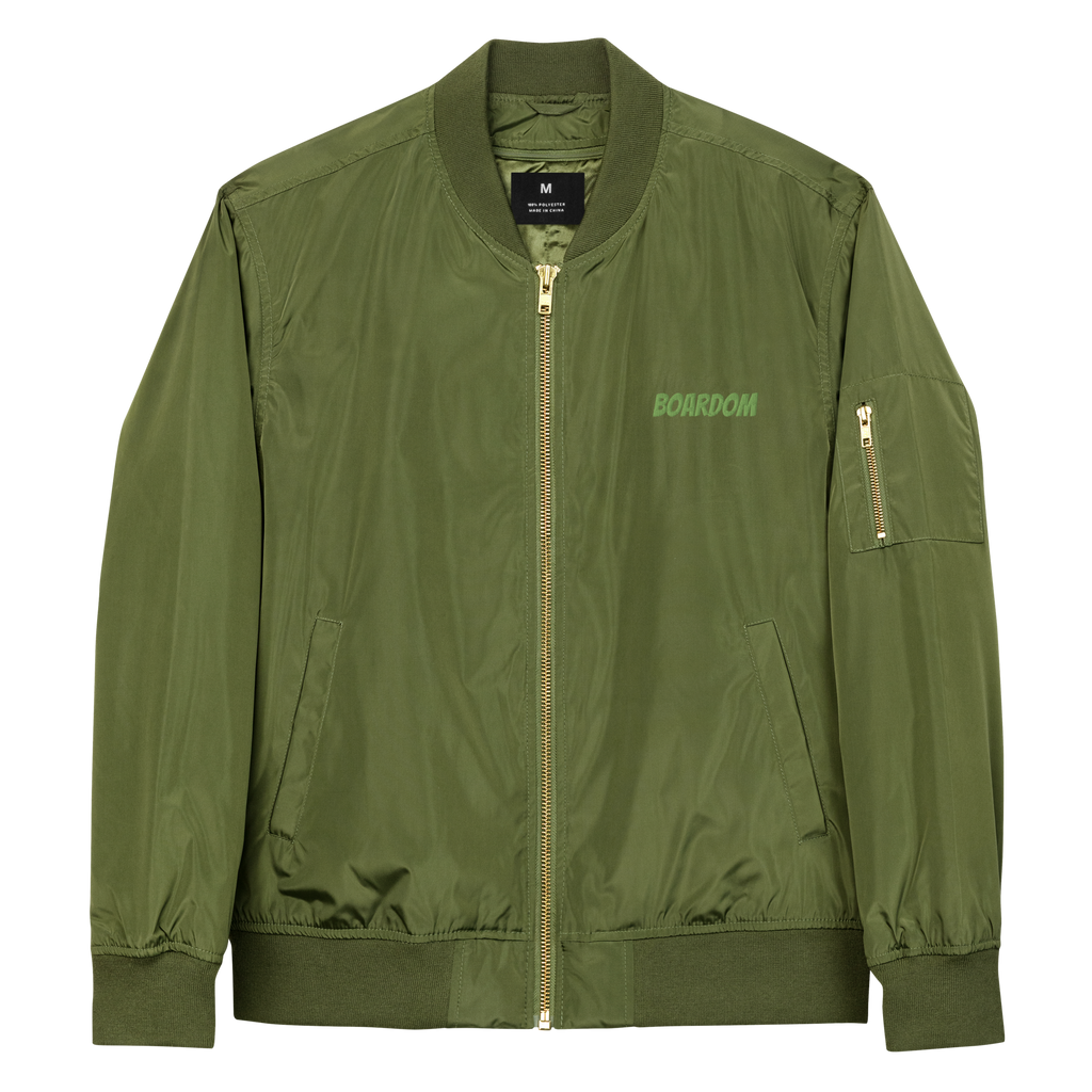 Boardom Premium Recycled Bomber Jacket