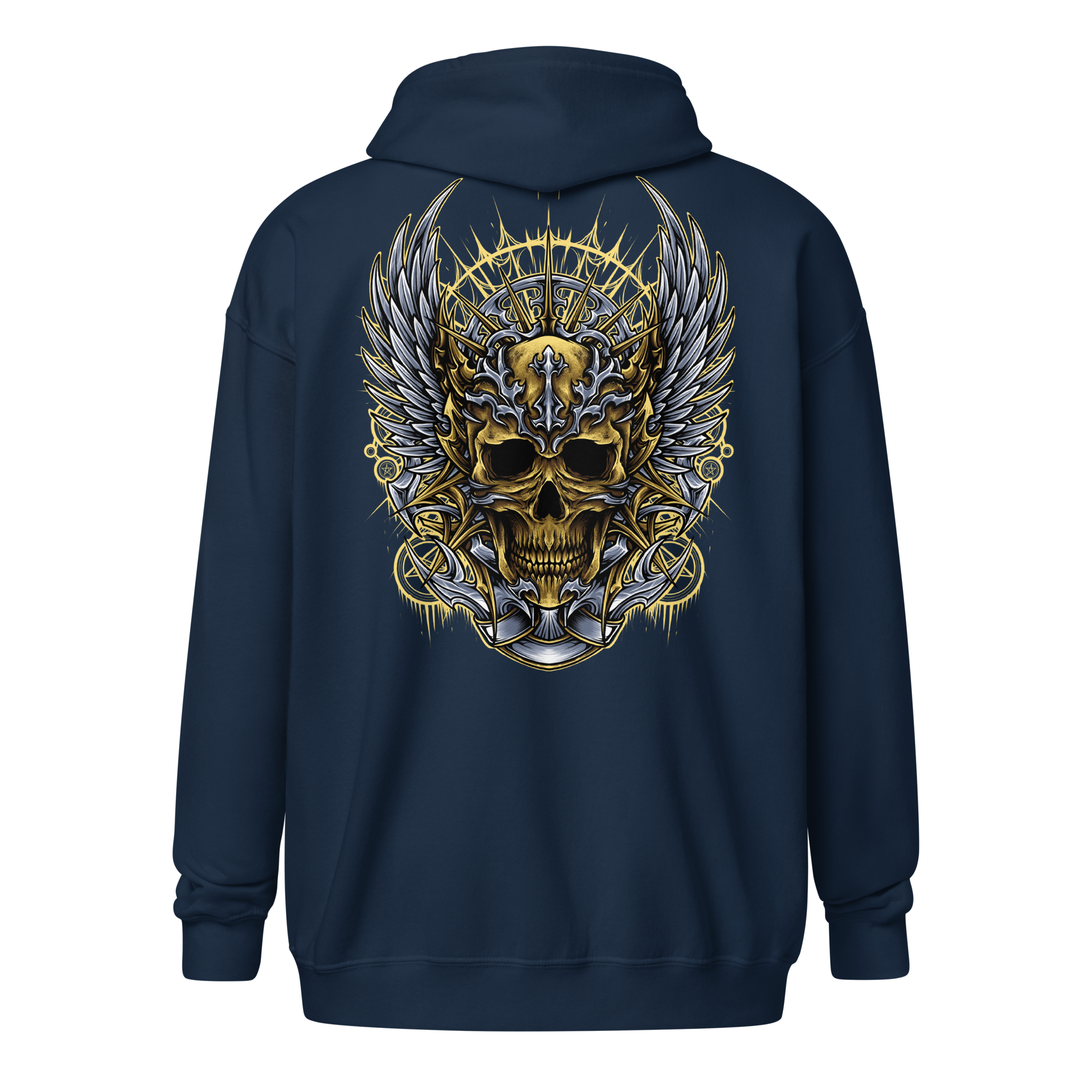 Archangel Embroidered Logo heavy blend zip hoodie