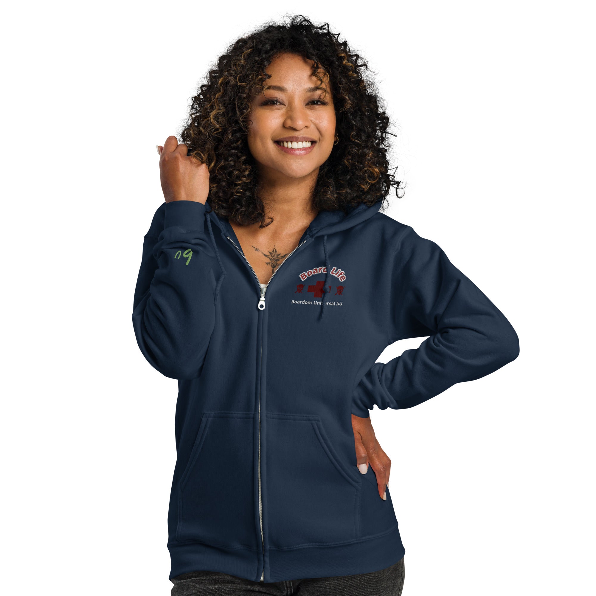 Embroidered Safety Unisex heavy blend zip hoodie