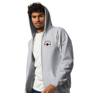 Embroidered Safety Unisex heavy blend zip hoodie