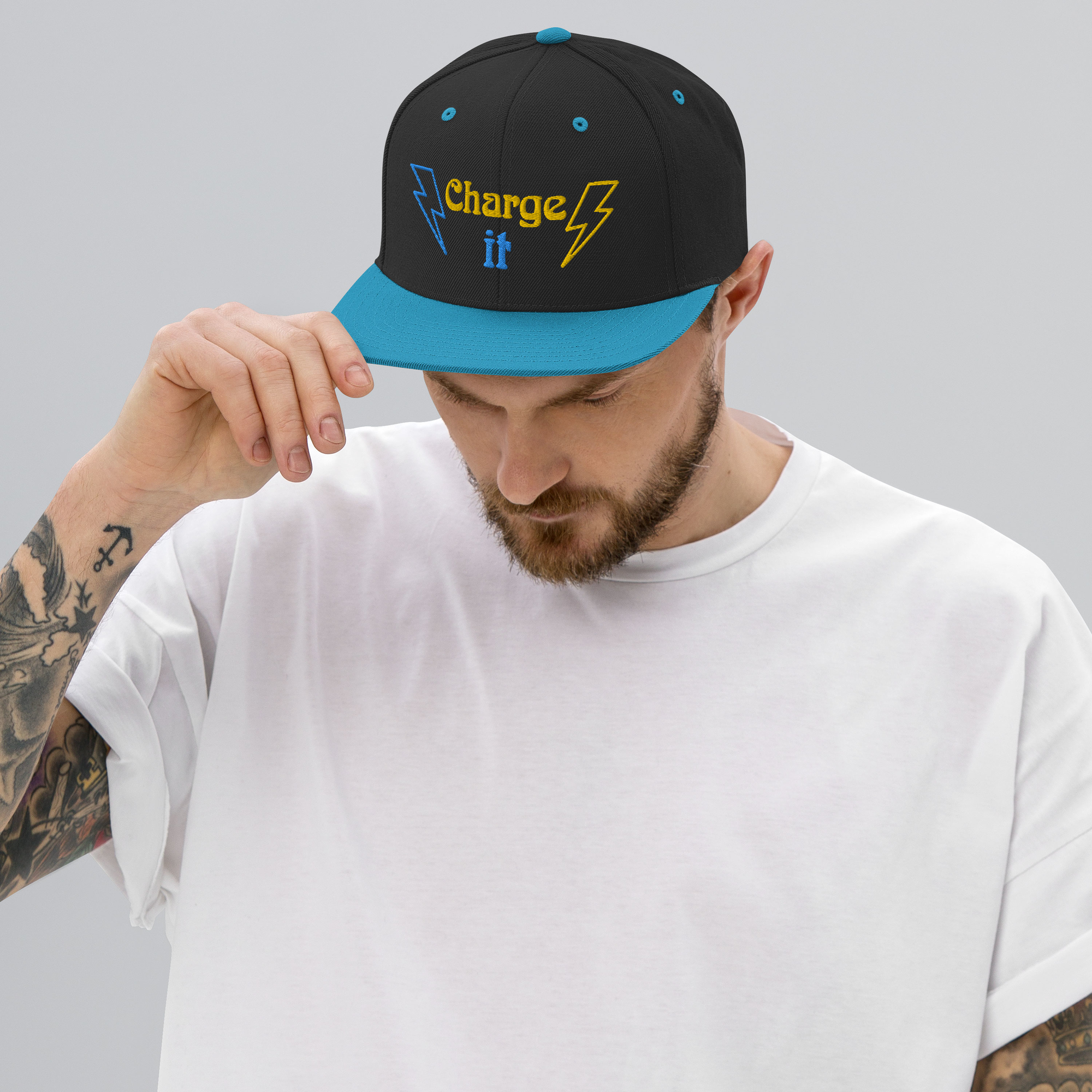 Boardom Charge it Snapback Hat