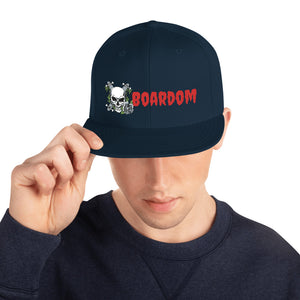 Boardom Flowers are Nice Snapback Hat