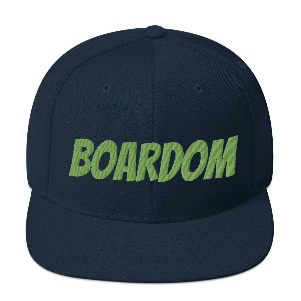 Boardom Snapback Hat