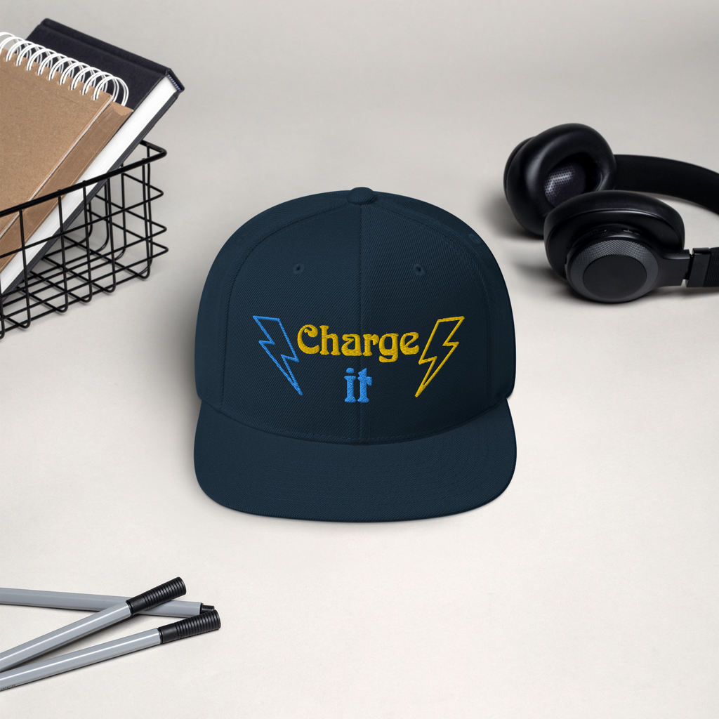 Boardom Charge it Snapback Hat