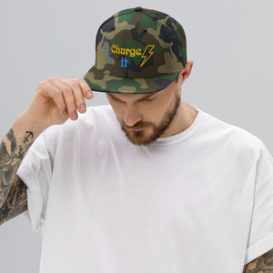 Boardom Charge it Snapback Hat