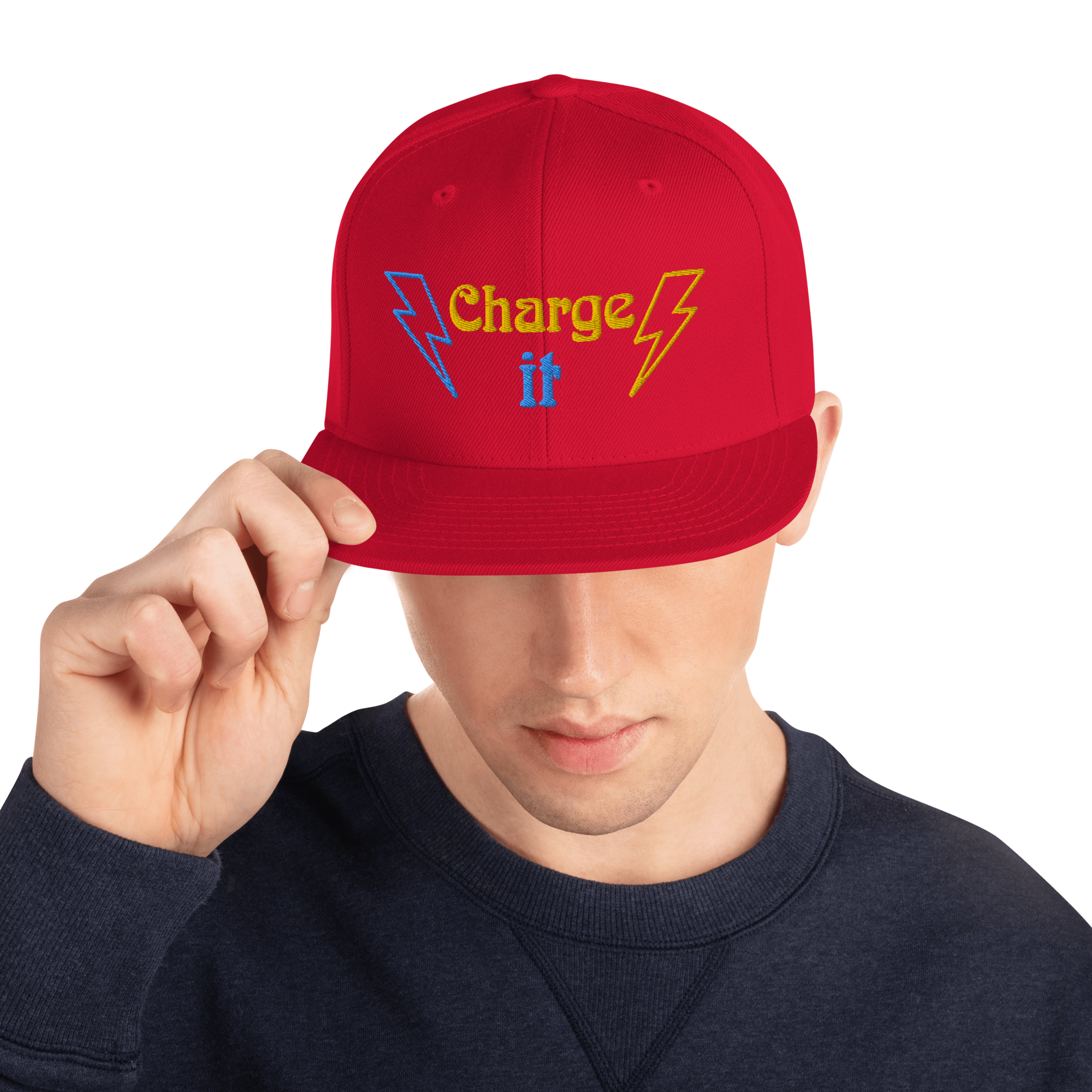 Boardom Charge it Snapback Hat