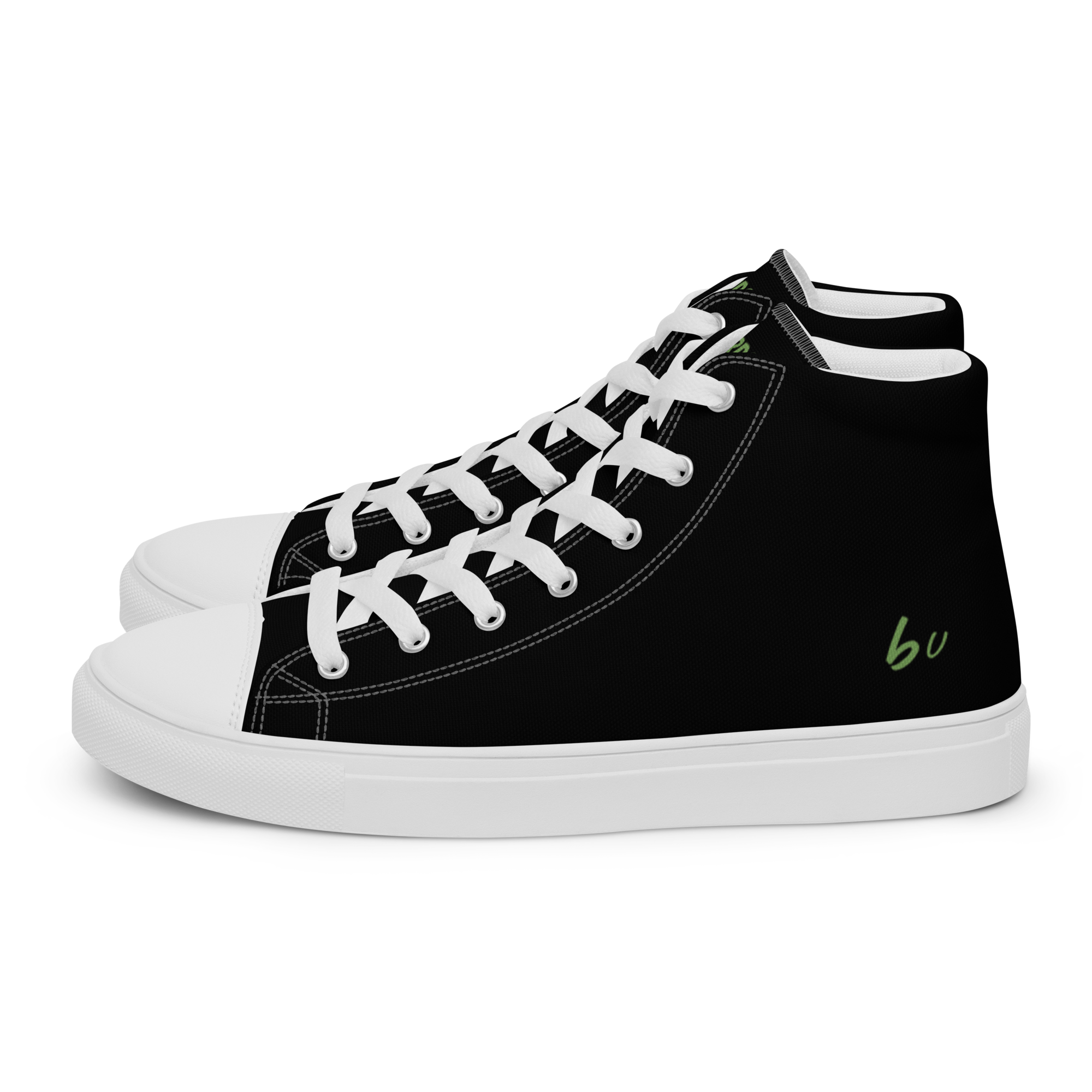 bU high top canvas shoes