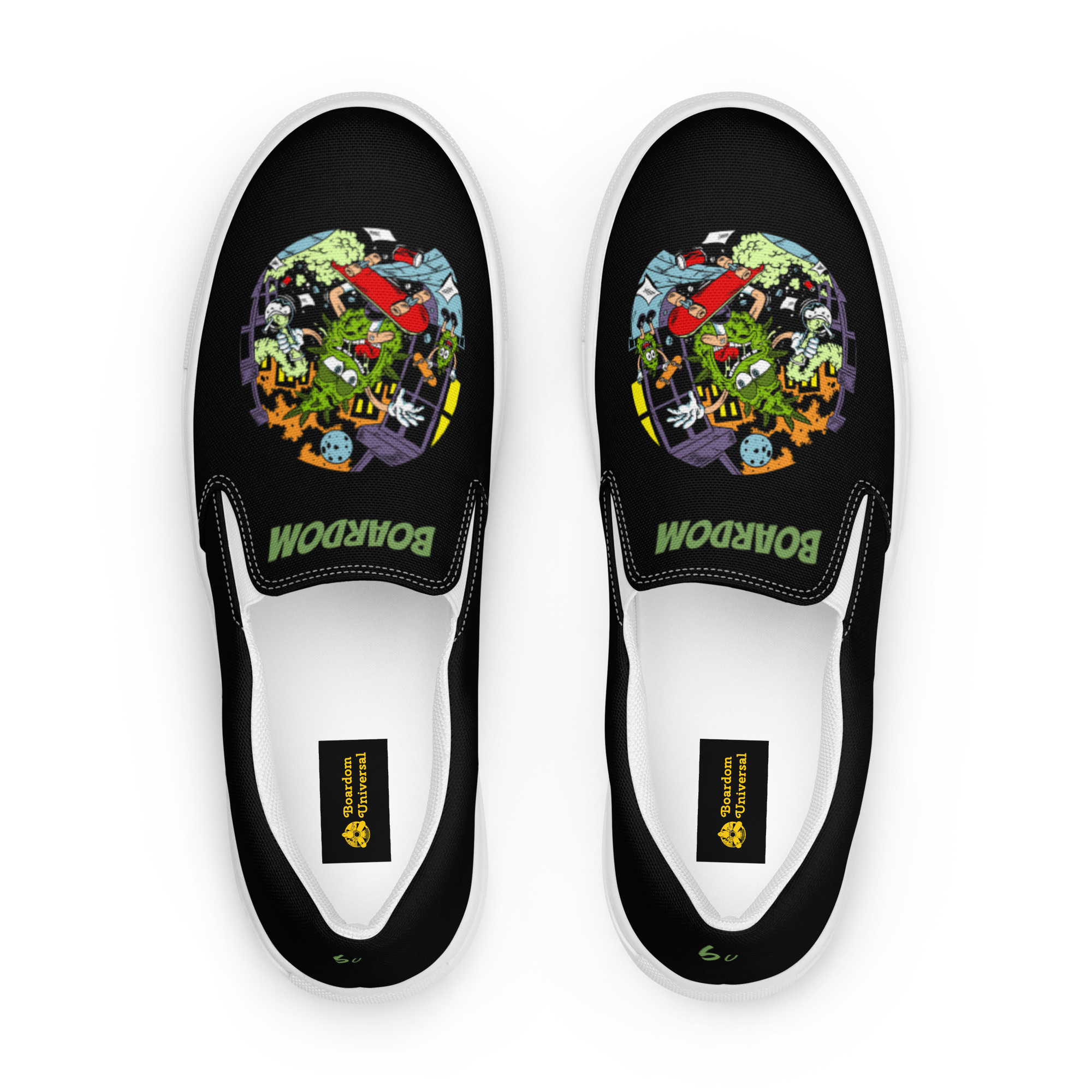 Boardom Nugz slip-on canvas shoes