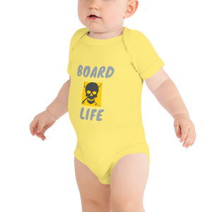 Board Life Golden Baby Onesie