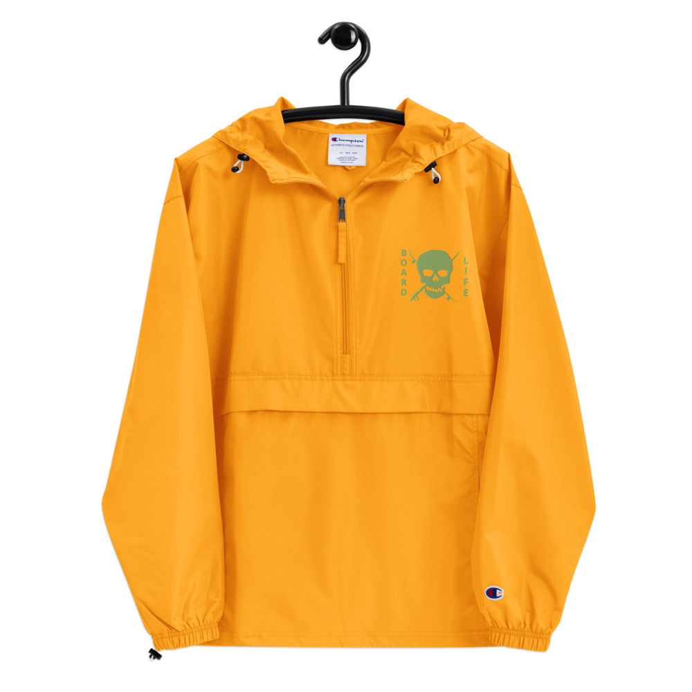 Board Life Embroidered Champion Collaboration Packable Jacket
