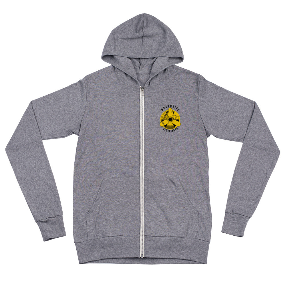 Board Life Nuking Unisex zip hoodie