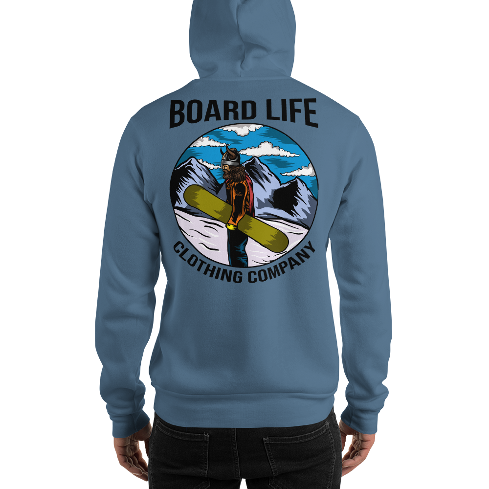 Sudadera con capucha unisex Board Life Viking