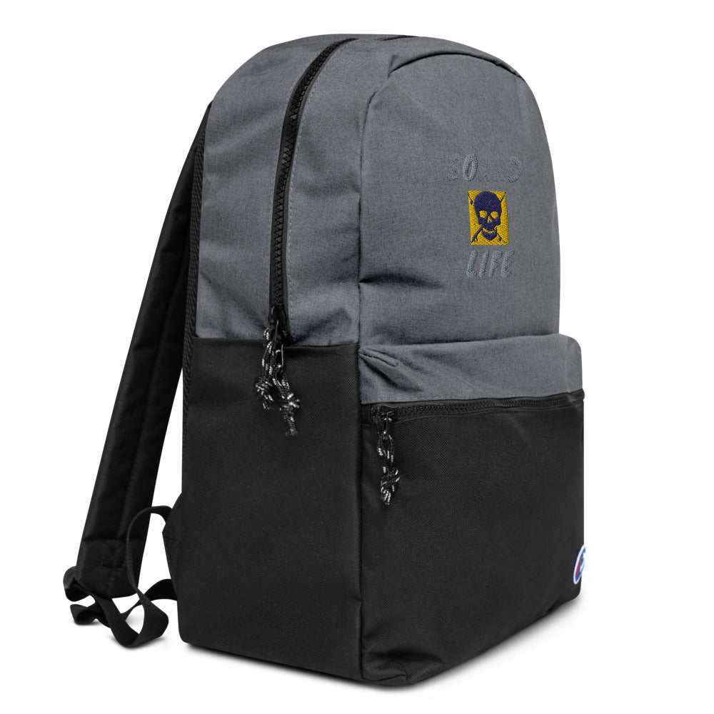 Board Life Embroidered collab Champion Backpack