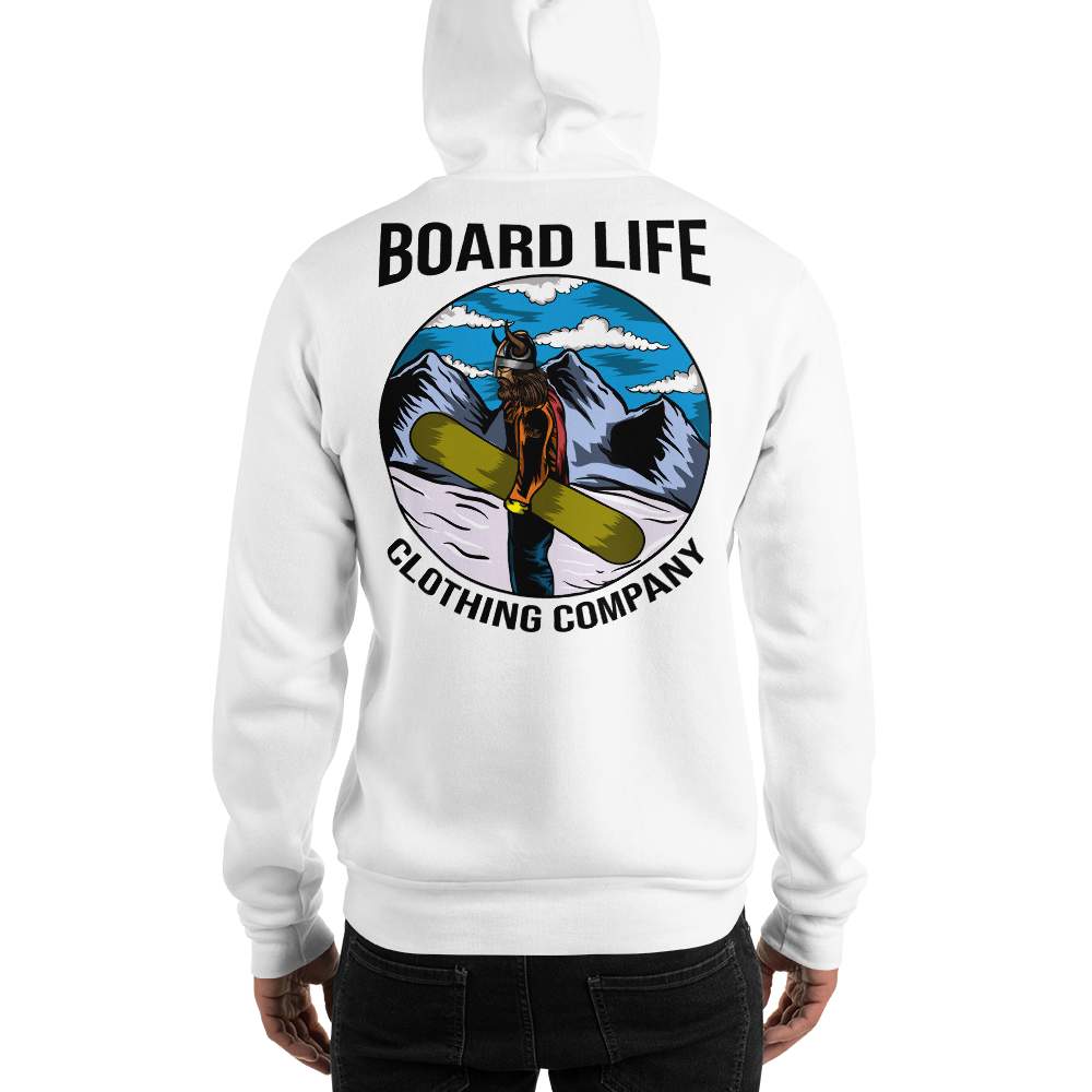 Sudadera con capucha unisex Board Life Viking