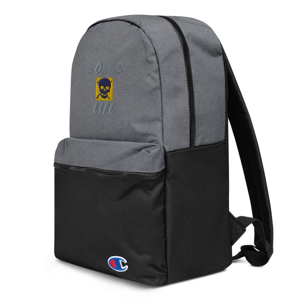 Board Life Embroidered collab Champion Backpack