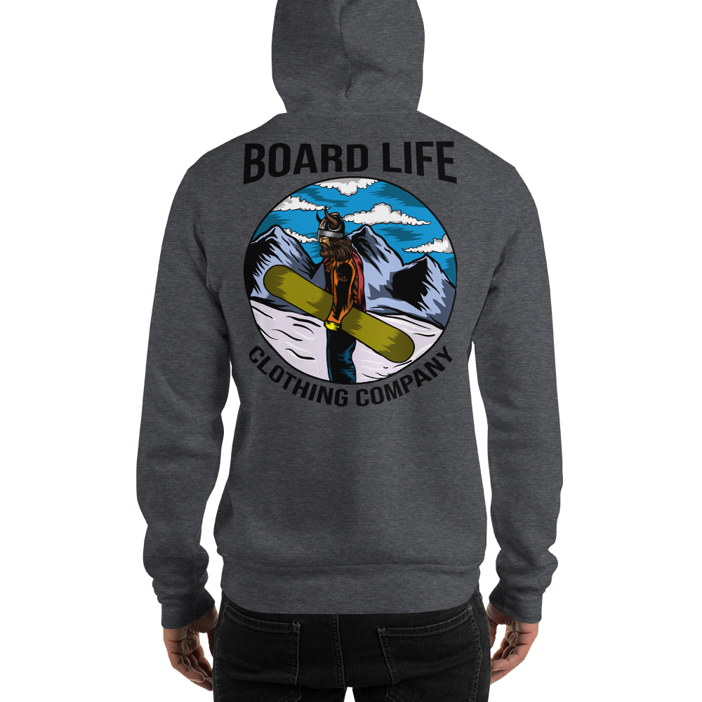 Sudadera con capucha unisex Board Life Viking