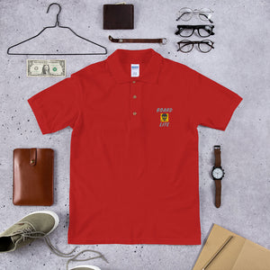 Board Life Classy Embroidered Polo Shirt