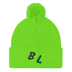 BL is for Board Life Pom Pom Knit Cap