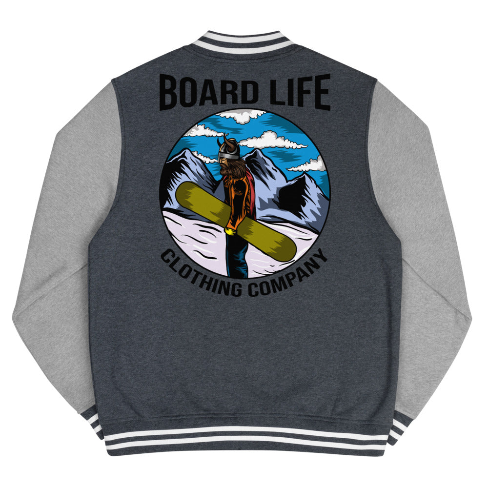 Board Life Men's Viking Letterman Jacket