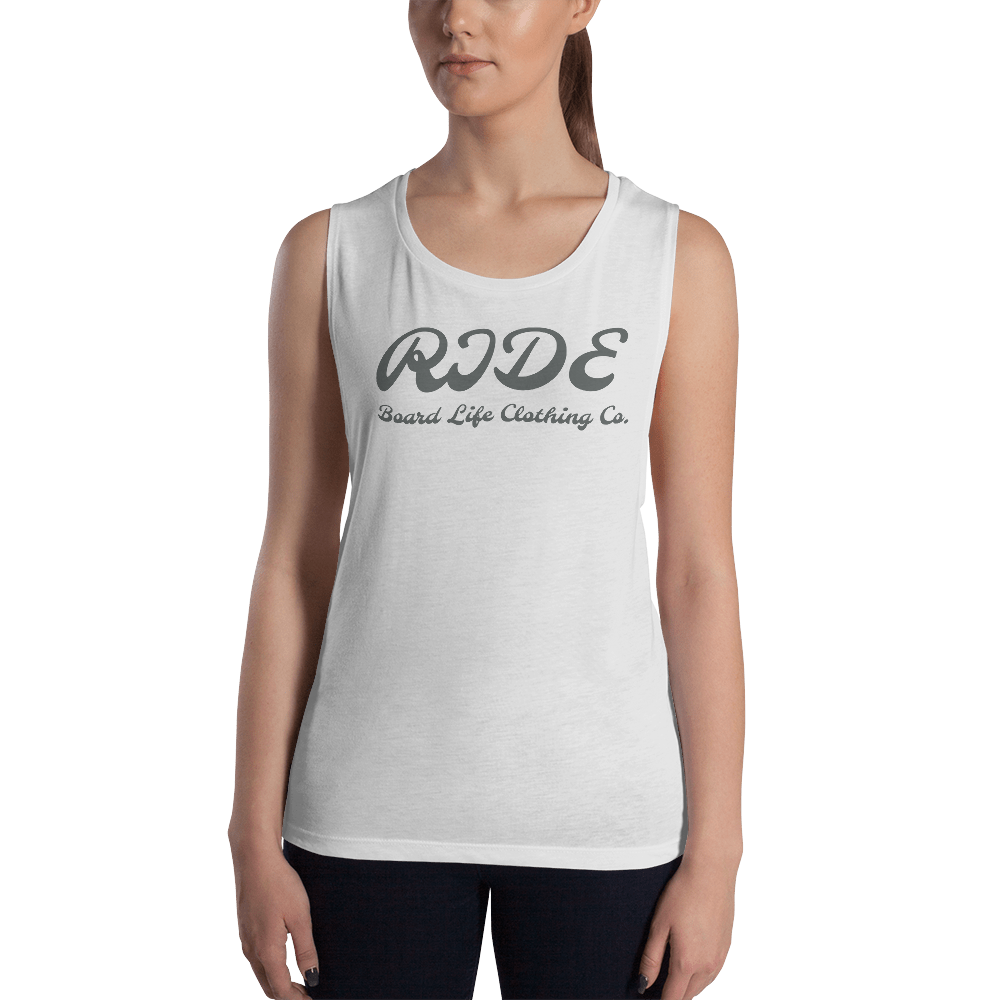 Camiseta sin mangas RIDE Board Life Muscle para mujer