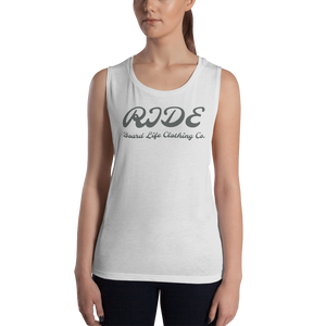 Camiseta sin mangas RIDE Board Life Muscle para mujer
