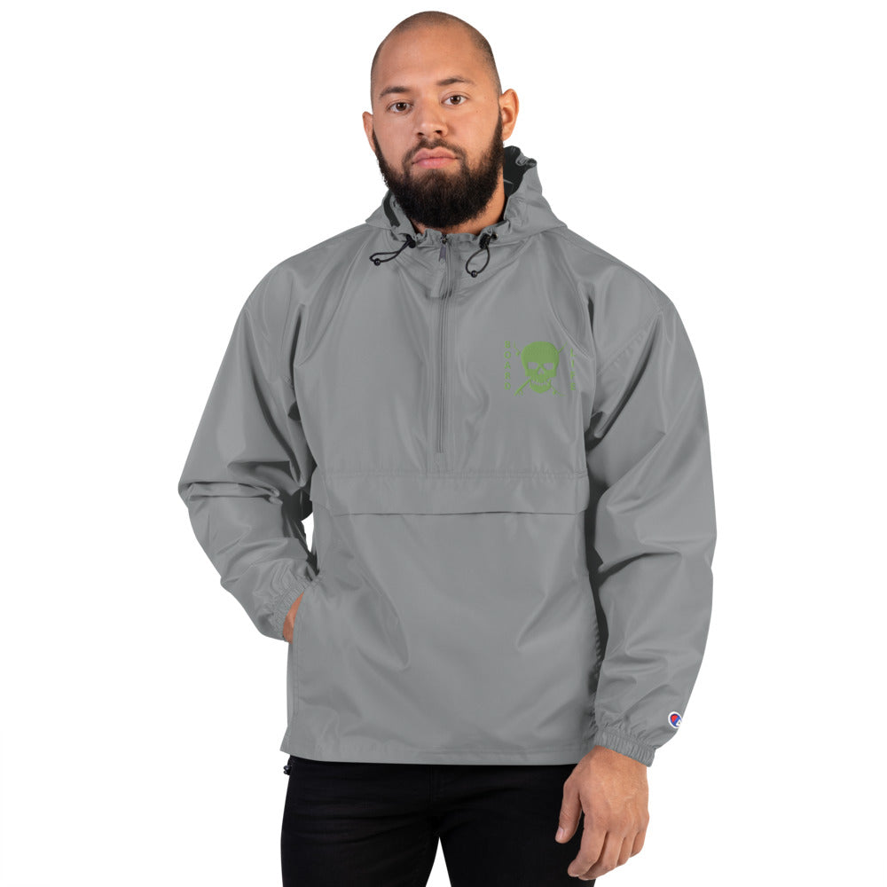Board Life Embroidered Champion Collaboration Packable Jacket