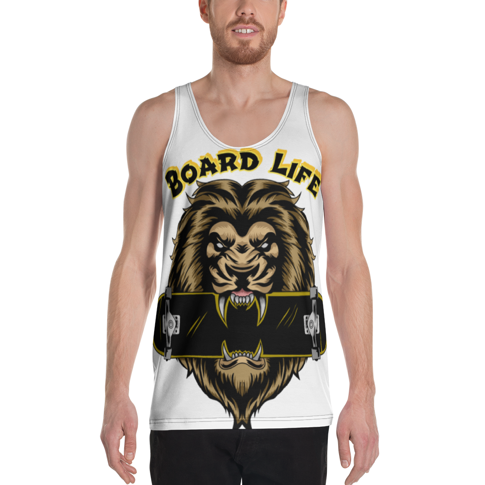 Board Life King of the Concrete Jungle Unisex Tank Top