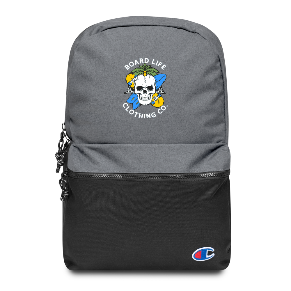 Board for Life Embroidered Champion Backpack