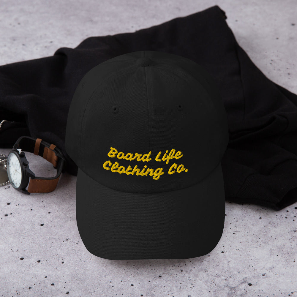 Board Life Clothing Co. Script Dad hat