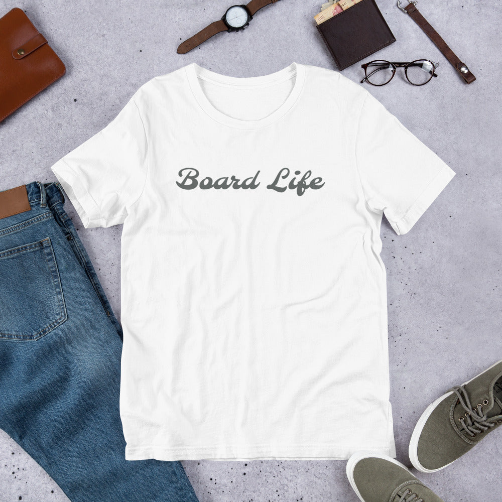Camiseta unisex de manga corta Board Life