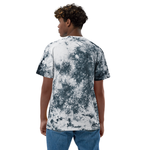 Embroidered Boardom sick-wit-it tie-dye t-shirt