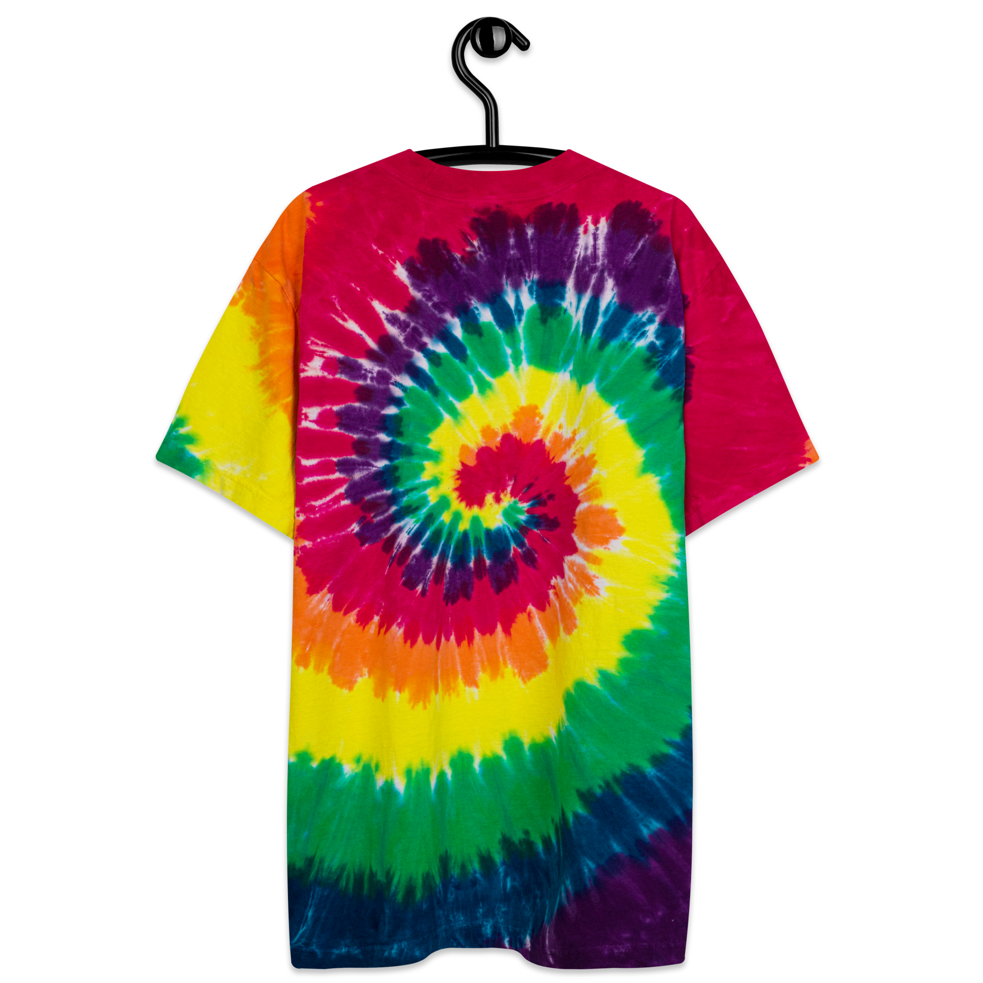 Embroidered Boardom sick-wit-it tie-dye t-shirt