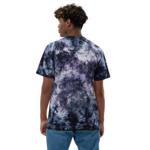 Embroidered Boardom sick-wit-it tie-dye t-shirt