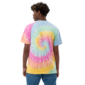 Embroidered Board Life tie-dye t-shirt