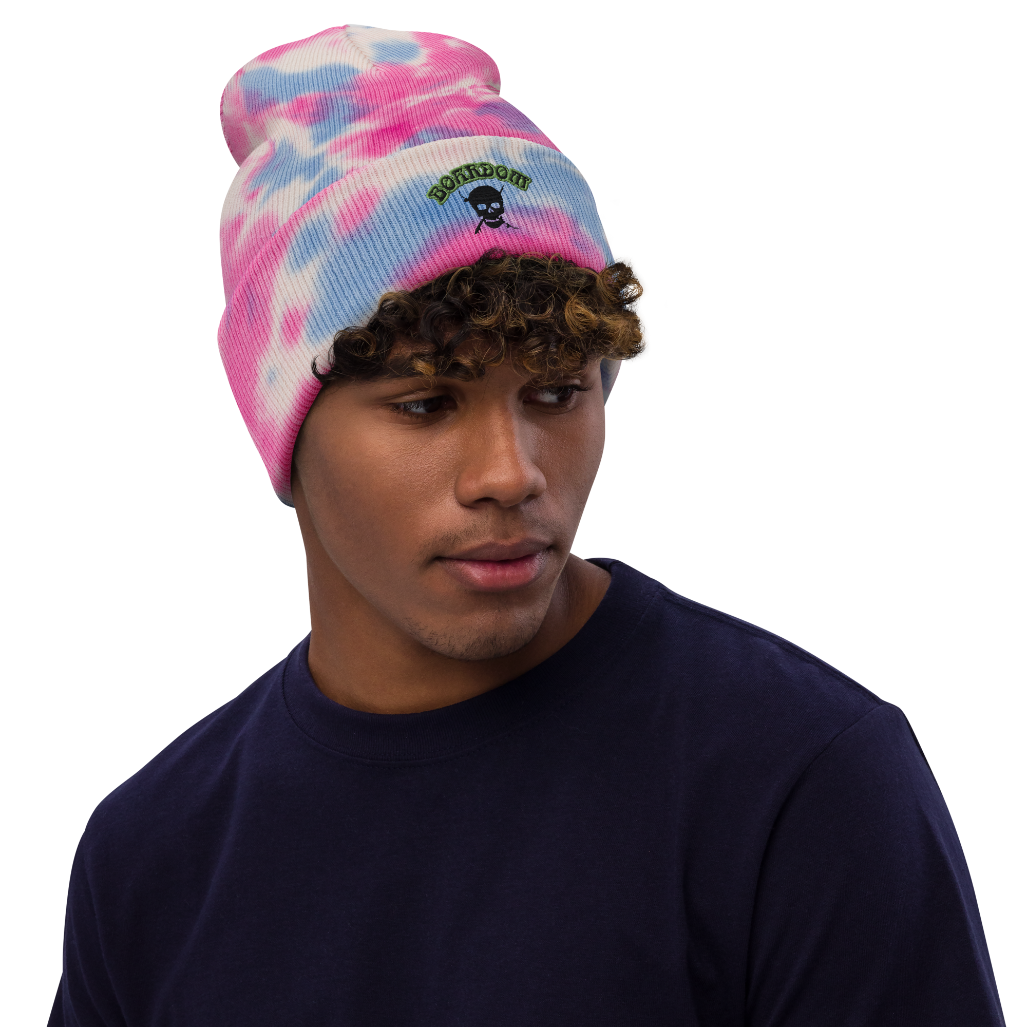 Boardom Logo Tie-dye beanie