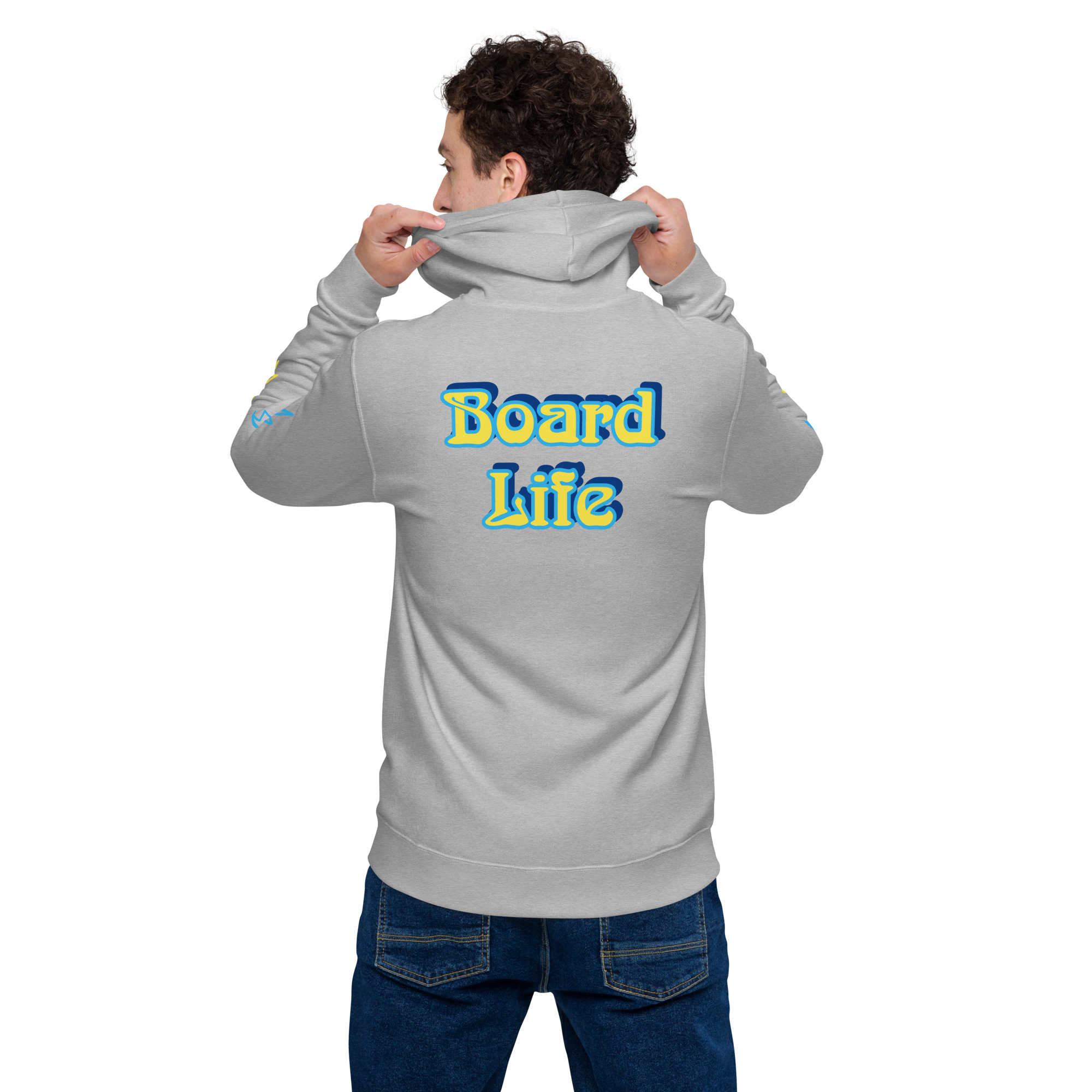 Board Life Charge it sudadera con capucha y cremallera