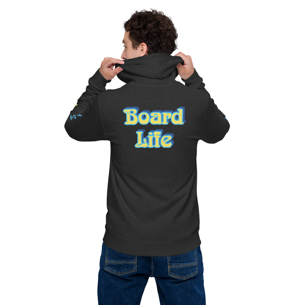 Board Life Charge it sudadera con capucha y cremallera
