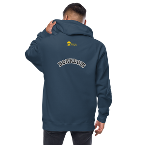 Boardom Embroidered zip up hoodie