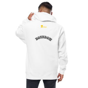 Boardom Embroidered zip up hoodie