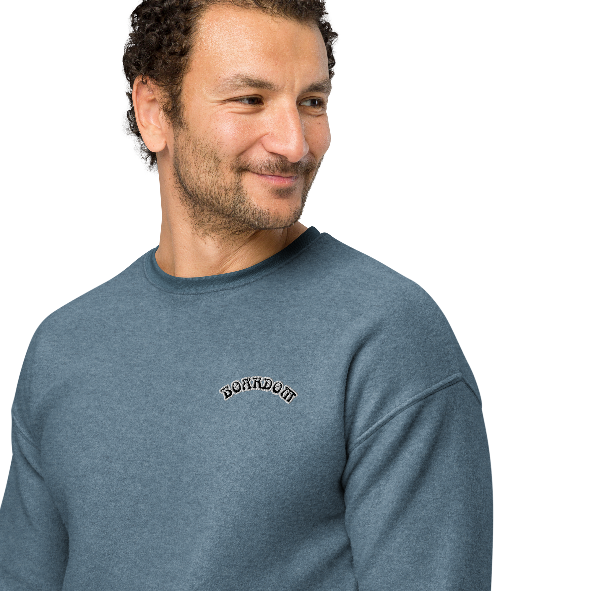 Boardom sueded fleece sweatshirt